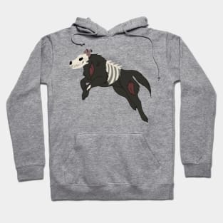 Apocalyptic Zombie Wolf Hoodie